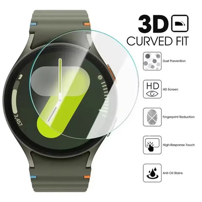 1-5PCS Premium Tempered Glass For Samsung Galaxy Watch Ultra 47mm Easy Install Screen Protector on Galaxy Watch7 40mm 44mm Glass