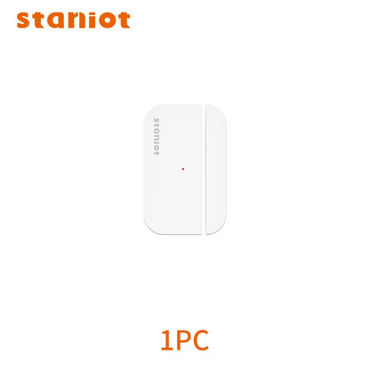 Staniot Door Sensor Wireless Smart Home Security Window Detector 5-Year Battery Life Door Open Closed Magnetic Contact Sensor