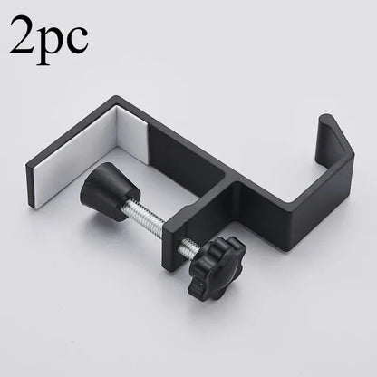 1/2pc Adjustable Desk Edge Hook Gaming Headset Desk Hanger Backpack Storage Hanging Hook Holder Punch-free Home Office Organizer