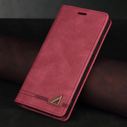 Wallet Anti-theft Brush Photo Frame Leather Flip Case For Samsung Galaxy S25 Edge S24 FE S23 Plus S22 Ultra S21 S20 S10 S9 Cover