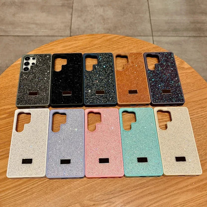Trend Bling Glitter Diamond Case for Samsung Galaxy S26 S25 S24 S23 Plus Ultra Rhinestone Shockproof Hard Back Protective Cover