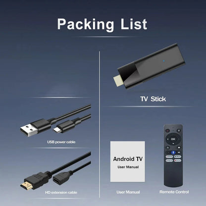 Android 16 TV Stick 4K Allwinner H313 Dual Wifi 2.4G/5.8G Quad Core HDR RAM 4GB ROM 32GB 64GB 128GB Home Theater Media Player