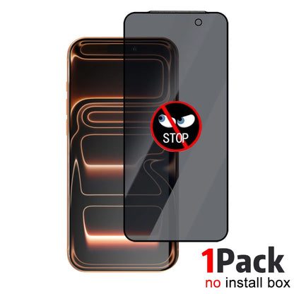 Easy Install Tempered Glass Privacy Screen Protectors for IPhone 18 Pro Max/18Pro/iPhone 17Pro Anti-spy Auto Alignment Kit Film
