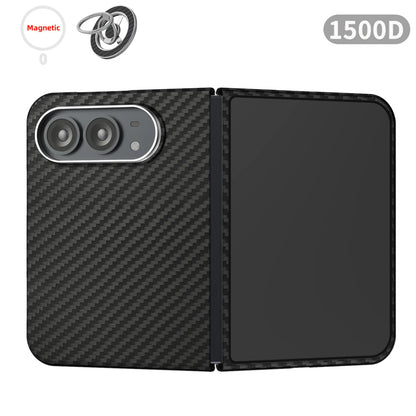 Suitable for iphone duo case,carbon fiber Kevlar aramid fiber hard shell,lightweight magnetic Slim light black cover premium