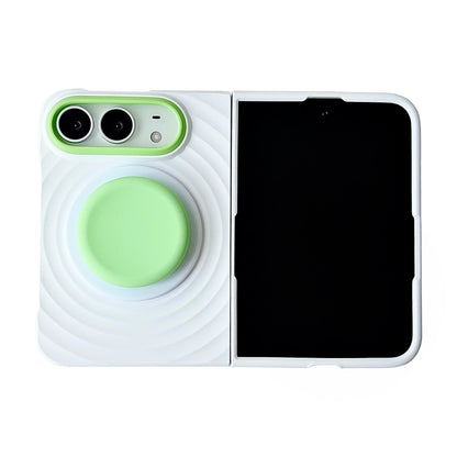 Case For Apple iPhone Duo For Foldable iPhone Duo For Magsafe With  Magnetic Ring Ripples Stand Luxury Silicone Ripples Cover