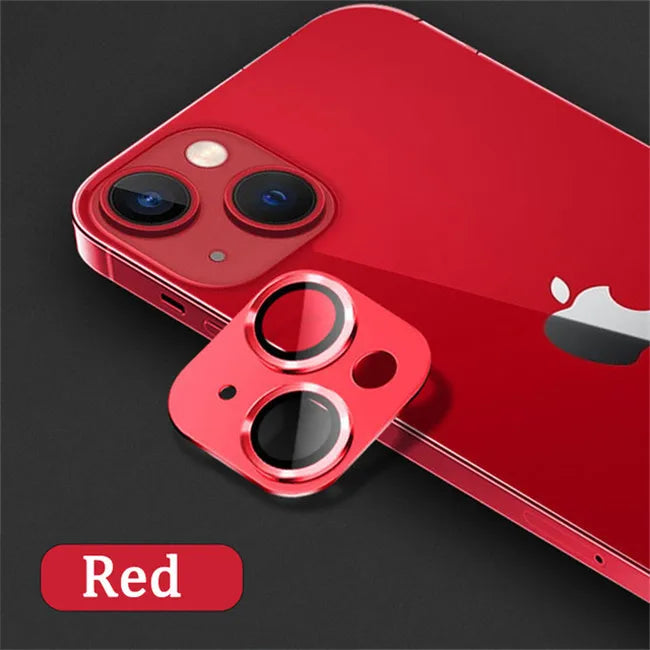 Metal Camera Lens Glass Protector for IPhone 14 13 15 Pro Max 12 Mini 14 Plus 14Pro 13Pro 15Pro i15 Glass Lens Cover Accessories