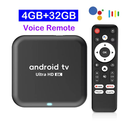 Smart TV Box 2026 Android 16 Q18 RK3518 Dual Wifi 5G Wifi6 Google Assistant 8K Video BT6.0 Netflix 8GB 128GB 256GB Media Player