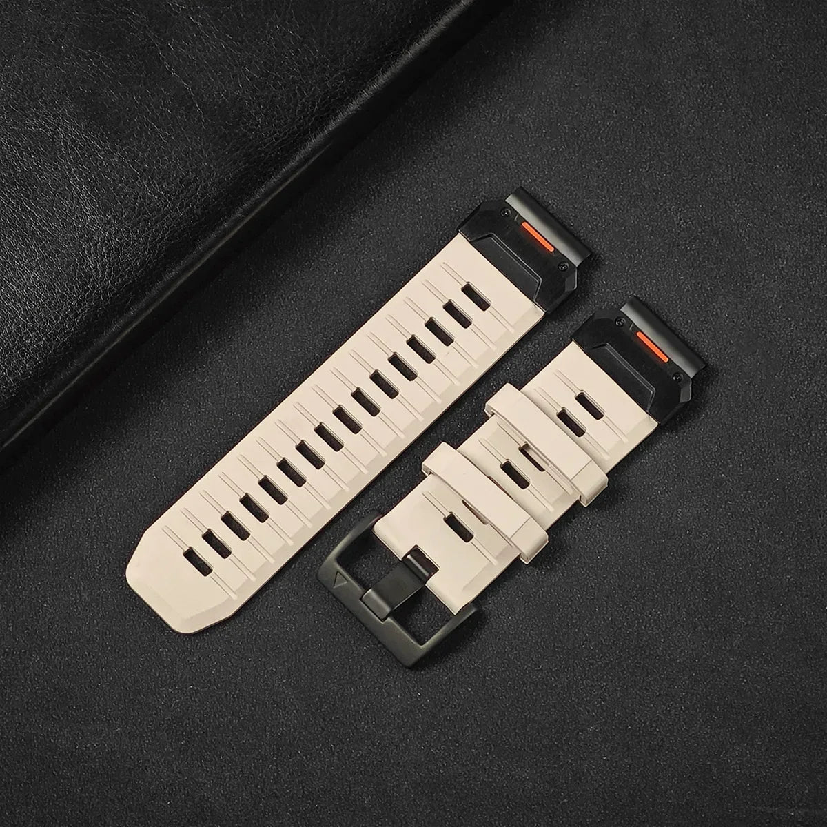 22mm 26mm Fluororubber Strap For Garmin Fenix 8 7X 7Pro Epix Pro Gen2 47mm 51mm QuickFit Garmin  Fenix 6 6X Pro 5XPlus Watchband