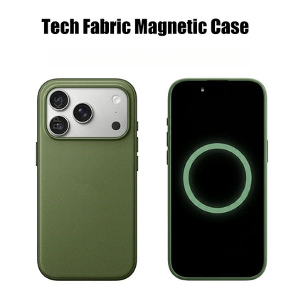 Original Technology Woven for Magsafe Magnetic Phone Case for IPhone 18 Promax 17 16 15 14 13 Pro Max Animation Shockproof Cover