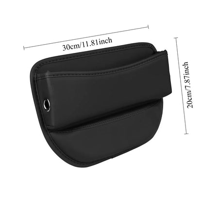 1Pc Leather Car Seat Gap Organizer Multifunction Console Crevice Filler Side Storage Box Interior Pocket