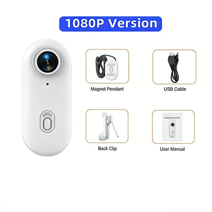 4K HD Motorcycle Mini Recorder Finger WIFI Action Camera Lightweight POV Motorcycle Road Sport Cam Bicycle Vlog Pet Body Camera