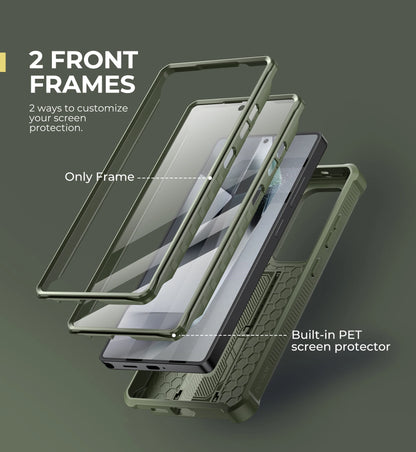 Dexnor For Samsung Galaxy S25/S25 Plus/S25 Ultra /S25 Edge 2025Case Full Body Shockproof Camera Cover &Built-in Screen Protector Kickstand