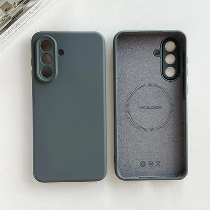 Original Liquid Silicone Magnetic Case For Samsung Galaxy S26 S25 S24 S 26 Ultra Plus S26Ultra Cases Wireless Charge Soft Cover
