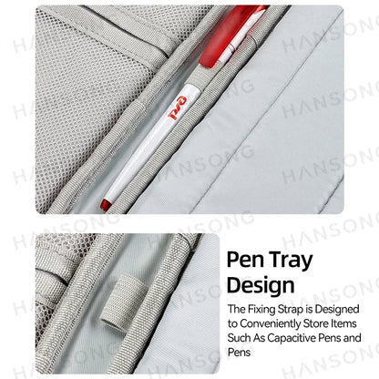 Tablet Bag for iPad 11-13 In Tablet Carrying Case for 2025 New iPad Air 11/13 Pro 11/13 for iPad 9/8/7th for Xiaomi Samsung Tab