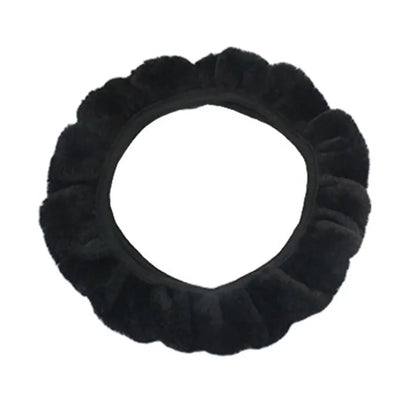 Universal Car Auto Steering Wheel Cover Warm Soft Fuzzy Plush Winter