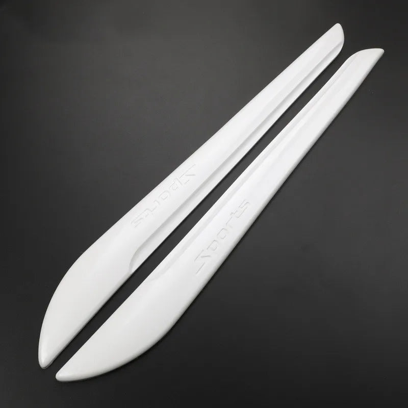 2pcs Car Door Body Front Rear Bumpers Protector Corner Guard Decals Anti Scratch Anti-collision Strips Sticker Car Accessories