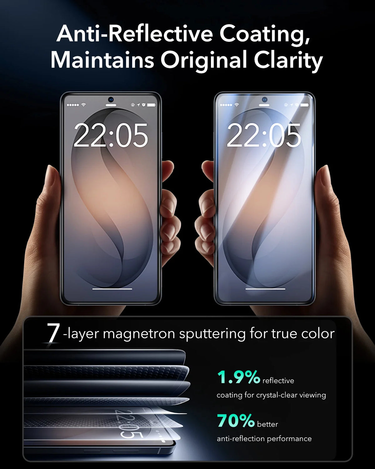 ESR for Samsung S26 Ultra UltraFit Armorite®️ Screen Protector 3PCS HD Clear/Privacy Phone Film for Galaxy S26 Ultra