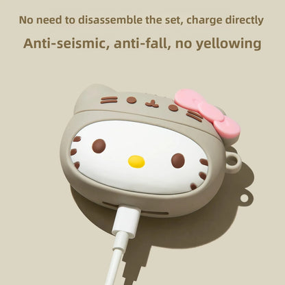 Cute Cartoon Case for AirPods 5 Pro3 Soft Shell Wireless Earphone for AirPods 4 Pro2 Case Earphone Accessories Protective Cover