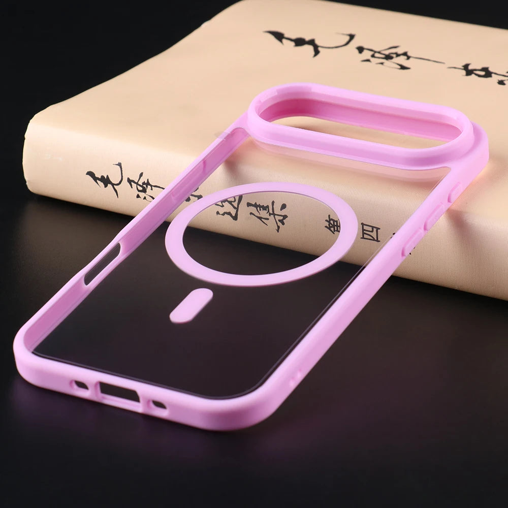 UGOjP For iPhone 17 Air Case Men Women Anti-drop Transparent Phone Case Shockproof TPU Frame Clear Thin Protective Back Cover