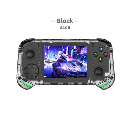 Open Source RX6H Retro Handheld Video Game Console Linux System 3.5 Inch IPS Screen Portable Pocket Video Player 64GB Games