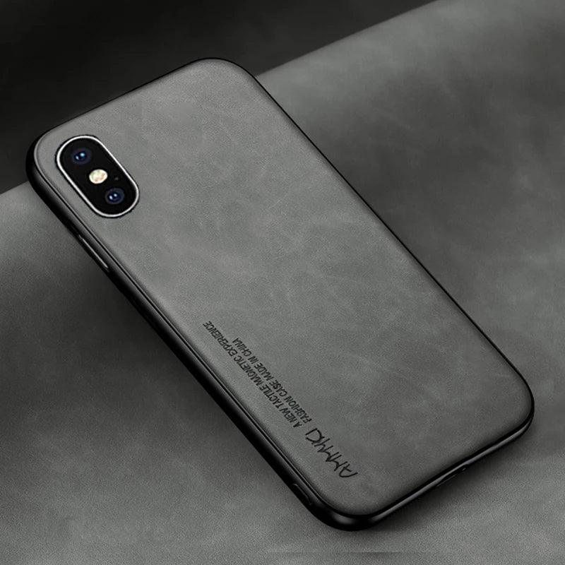 Simple pattern Soft leather cover For Apple Iphone X XS MAX XR TPU Silicone bumper case For For Apple Iphone X XS MAX XR Case