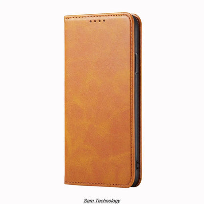 Magnetic attraction Leather Case for Samsung Galaxy S10 6.1" / S10+ plus 6.4" Holster Flip Cover Case Wallet Bags Fundas Coque