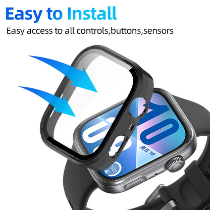 Glass+Case for Huawei Watch Fit 4/4 Pro Tempered Glass Screen Protector & Hard PC Protective Bumper for Huawei Fit4 Accessories