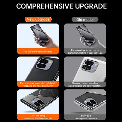 Slim Bezel-less Skin Feel Thin Magnetic Ring Case For Google Pixel 10 Pro Fold pixel9 pro fold pixel fold Camera Protect Cover