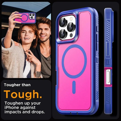 Luxury Ott Magnetic Armor Cases For iPhone 18 17 16 15 14 Plus 13 12 11 Pro Max Box Shockproof Charging Heavy Duty Protect Cover