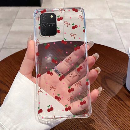 Casing For Samsung S10 Lite Case G770F Aesthetic Cute Cat Fashion Transparent Back Cover For Samsung Galaxy S10 Lite Phone Case