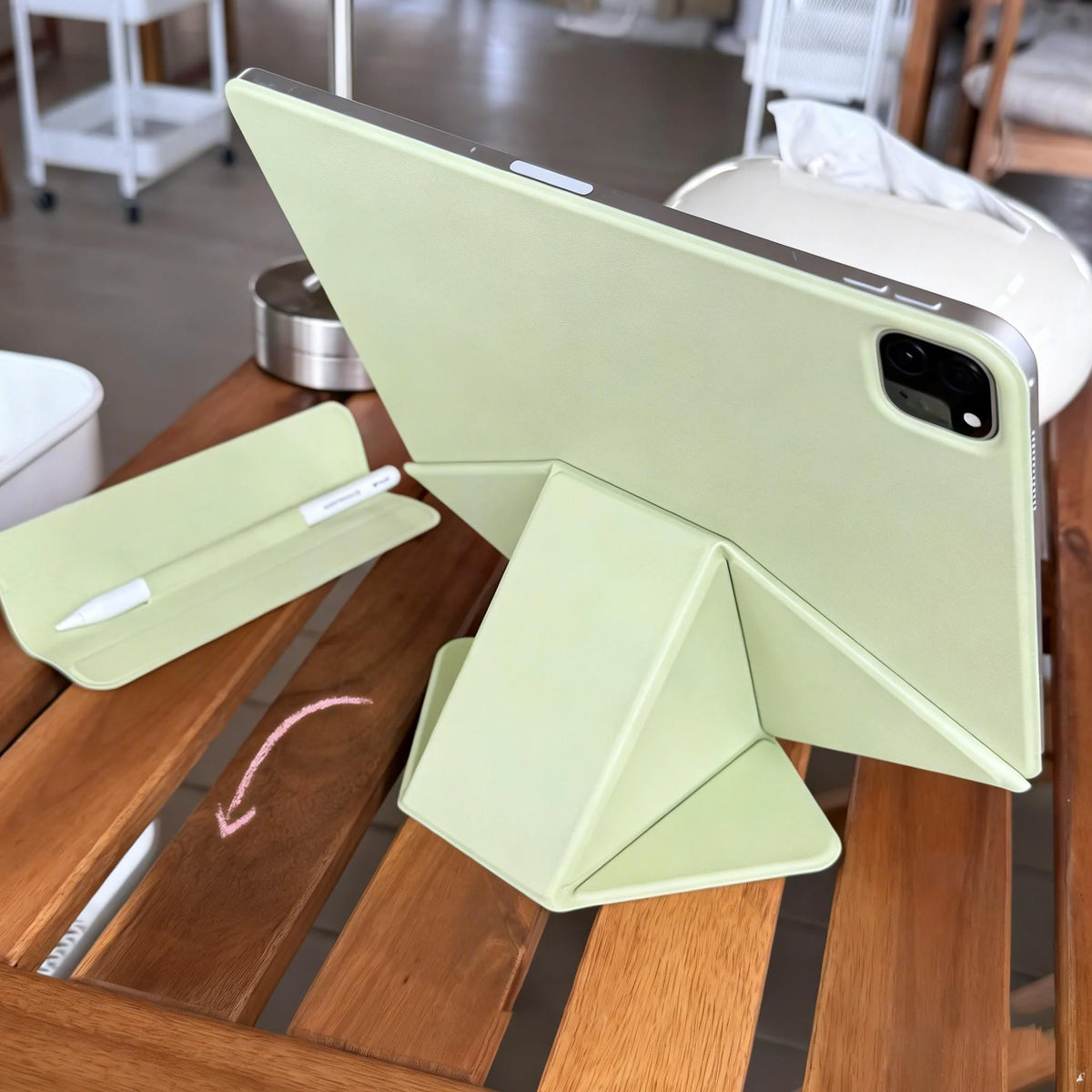 Dynamic Folio Case For iPad Pro 13 11 Case 2026 M5 M4 Funda Case For iPad Air 13 11 Cover 11th/10 Gen Cover Mini A17 6 Pro 12.9