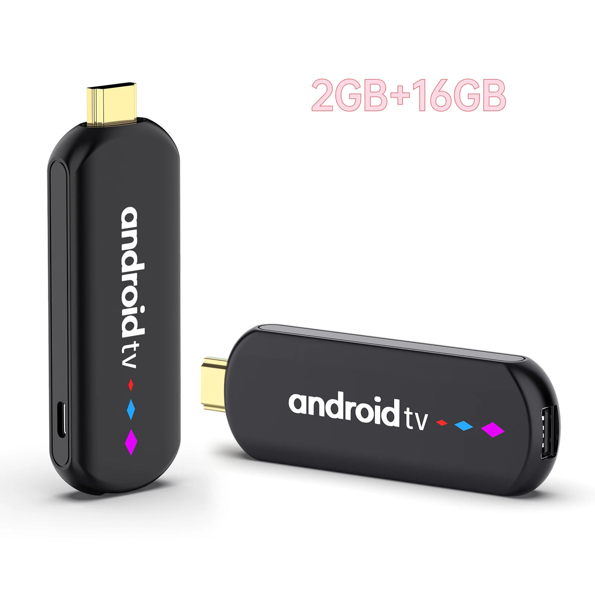 Amlogic S905l3 Android 14.0 H96 Max TV Stick Quad Core 4K Video WiFi Voice Assistant Remote 2GB 16GB Media Player Smart TV Box