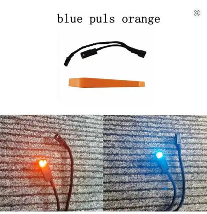 LED Cup Holder Ambient Light Orange/Ice Blue Center Console Atmosphere Lamp Fit For BMW 3 Series F30 F31 F34 M3 4 Series F32 F33