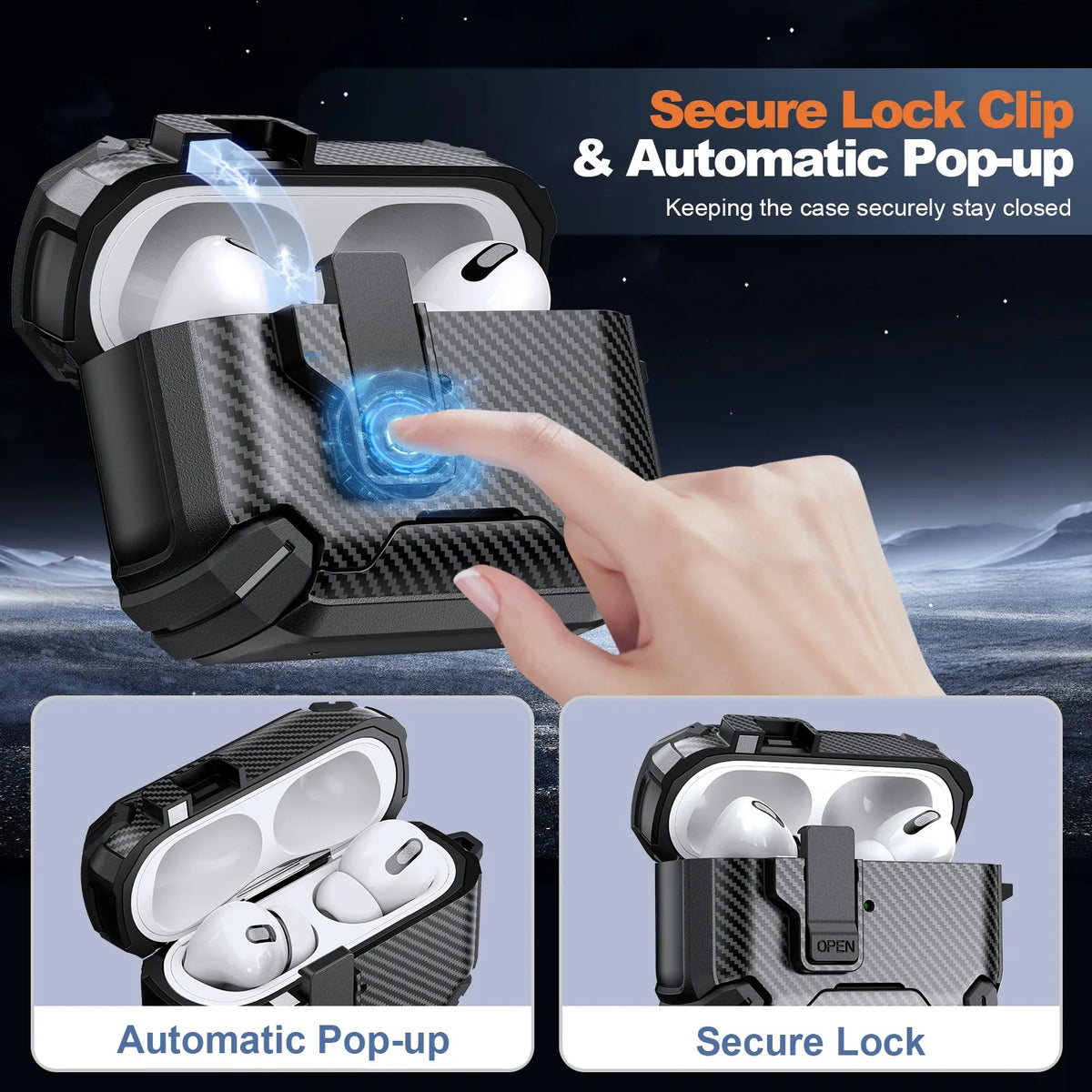Magnetic Automatic Switch Case For AirPods Pro 3 Wireless Bluetooth Headphone Shockproof Case For AirPods 4 3 2 1 Pro or Pro2nd