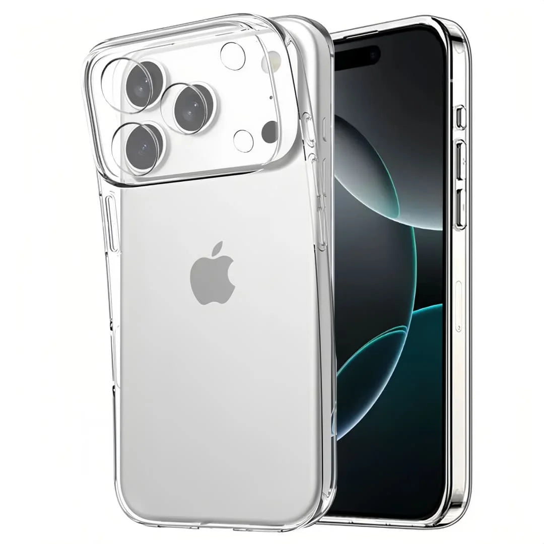 Ultra Thin Clear TPU Phone Case For iPhone 17 Air 15 14 13 11 12 16 Pro Max Plus Mini XR XS Max Transparent Silicone Soft Cover