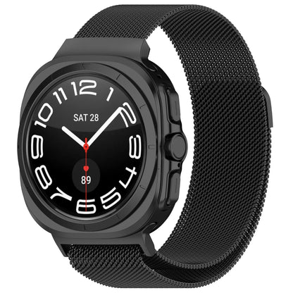 Thick Milanese Loop for Samsung Galaxy Watch Ultra strap 47mm Stainless Steel Magnetic Bracelet Galaxy Watch 7 ultra band 47 mm