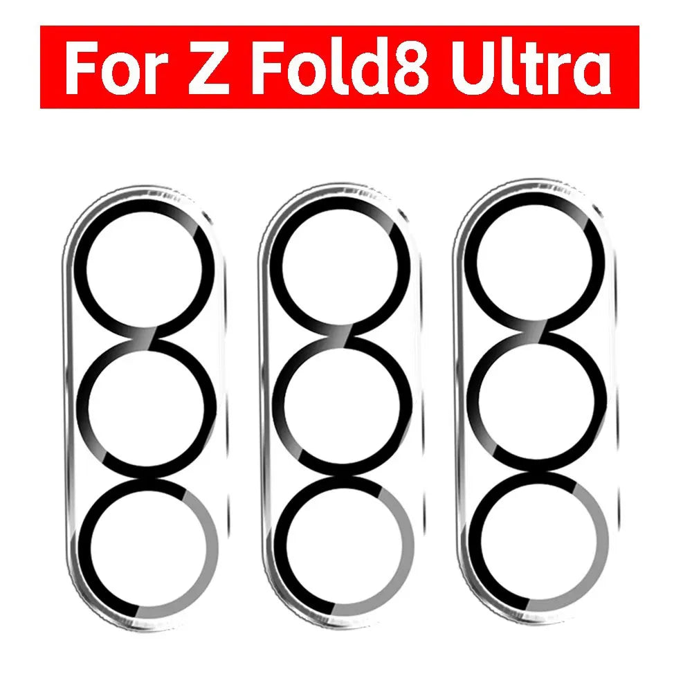 5-1Pcs Tempered Glass Camera Lens Film for Samsung Galaxy Z Fold 8 9H Anti-scratch Protective Film for Z Fold 8 Ultra Lens Film