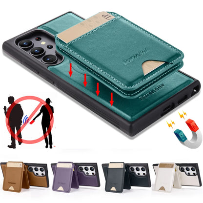 Leather Case For Samsung Galaxy A17 A37 A57 A16 A36 A56 A55 A35 A15 A25 S26 S25 S24 Ultra S23 S22 Plus Detachable Wallet Cover