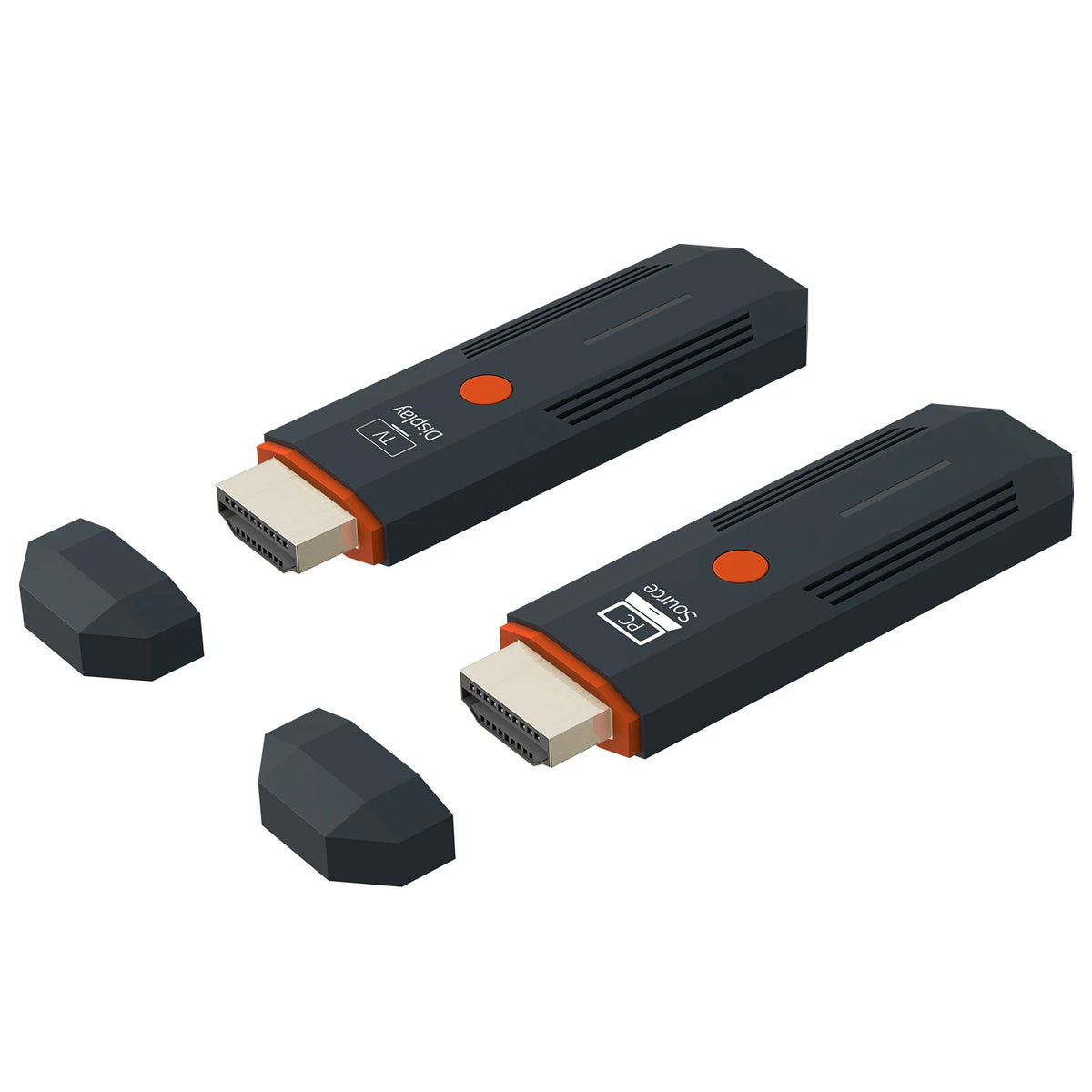1080P Wireless HDMI Video Transmitter and Receiver Extender, TV Stick Dongle Adapter for PC, Camera, Laptop, Projector, Monitor