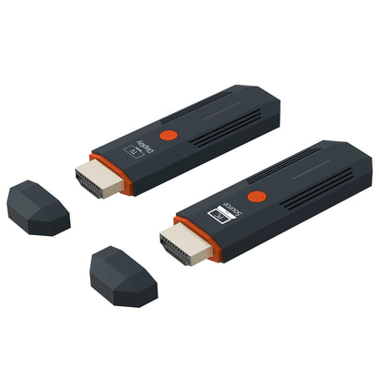 1080P Wireless HDMI Video Transmitter and Receiver Extender, TV Stick Dongle Adapter for PC, Camera, Laptop, Projector, Monitor