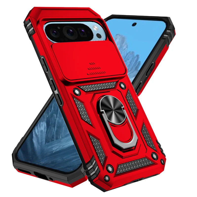 Sliding Window phone Case For Google Pixel 10 Pro XL 9Pro 9A 9 8Pro 8A 8 7Pro 7A  Cover Slide Camera Protective Hard shell