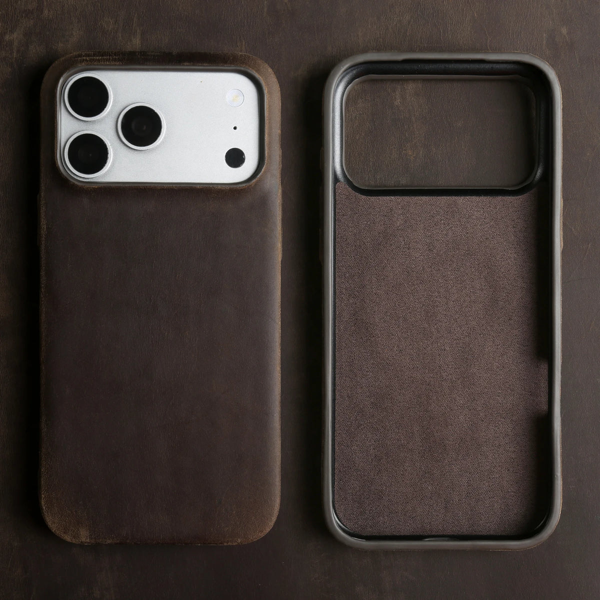 Crazy Horse Pattern Genuine Leather Case For iphone 17 Pro Max Air 16e 16 15 14 Plus 13 12 Mini 11 XR XS Max 7 8 Back Cover Case