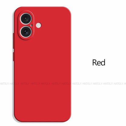 For iPhone 16 Case iPhone 16 17 Pro Max Cover Original TPU Luxury Shockproof Liquid Silicone Protective Phone Cover iPhone 16