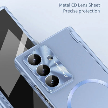 For Samsung Galaxy Z Fold 7 6 8 Magsafe Case With Hinge Protection Magnetic Cover With Touch Pen Stylus S Pen & Screen Protector