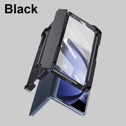 Suitable for Samsung Fold7/Fold6/Fold5/Fold4/Fold3 Stand, Stylus, Tempered Glass Full-Cover Protective Folding Phone Case