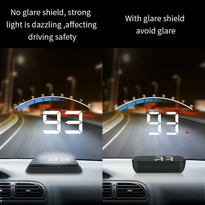 M6S OBD HUD Car Head Up Display Digital Windshield Projector Speedometer on Car Glass Auto Accessories On-board Computer OBD2