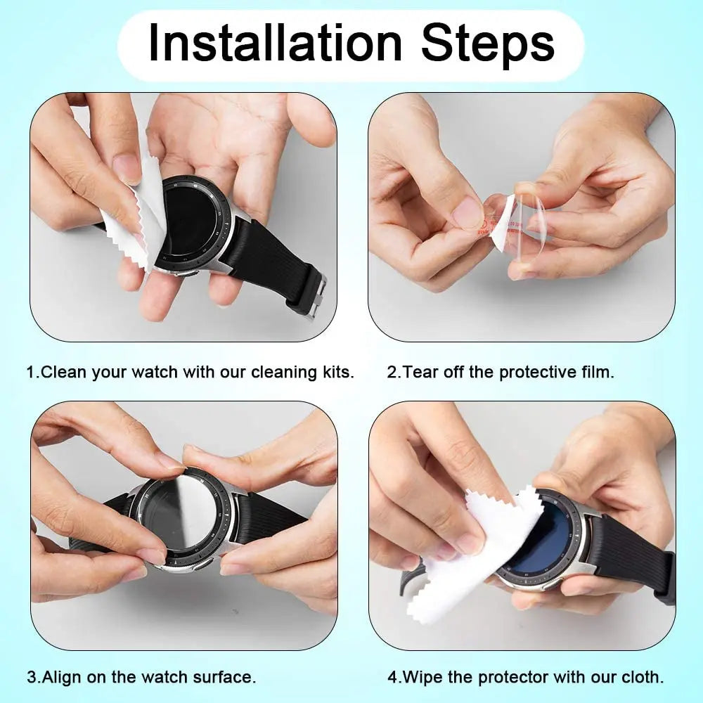 Tempered Glass Protector For Samsung Galaxy Watch 9 8 44mm 40mm HD Screen Protector Galaxy Watch 8 Classic 46mm Accessories