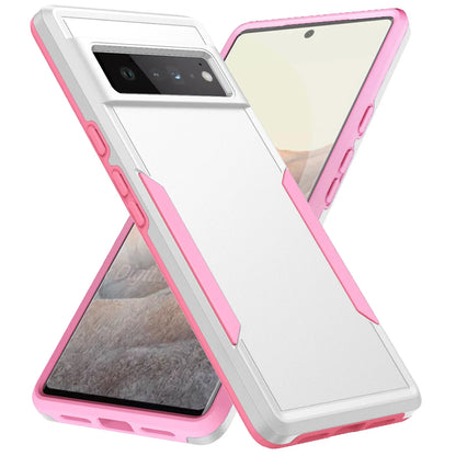 Heavy Duty Rugged Armor Shockproof Case For Google Pixel 8 7 6 Pro 6A 7A 8A Soft TPU Hard Plastic Protective Back Cover Fundas