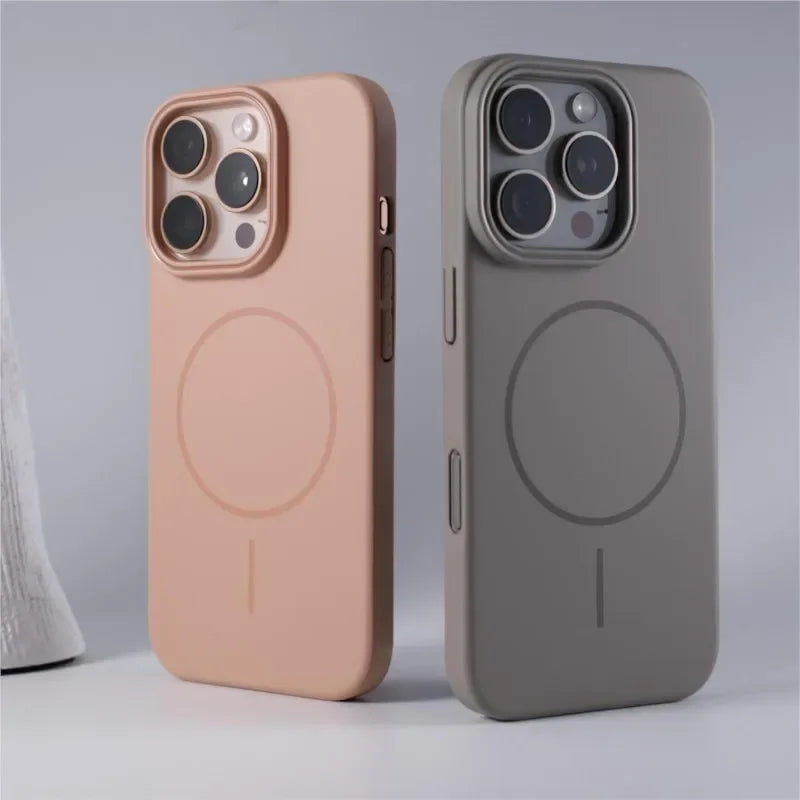 Original For Magsafe Magnetic Case for iPhone 17 Air 16 E 15 14 Plus 13 12 Mini 11 Pro XR XS Max Shockproof Matte Hard PC Cover