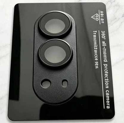 High-End AR&AF Frosted Armor Len1:1 Fit for iPhone Duo Camera Lens Protective Metal Film Tempered Glass Cover for Apple Fold ﻿